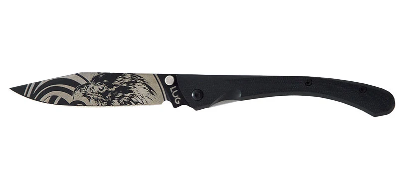 Couteau Pliant C63 Aigle Noir Lug