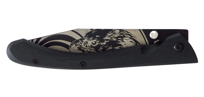 Couteau Pliant C63 Aigle Noir Lug