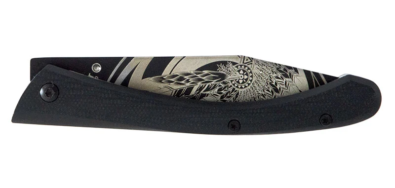 Couteau Pliant C63 Aigle Noir Lug