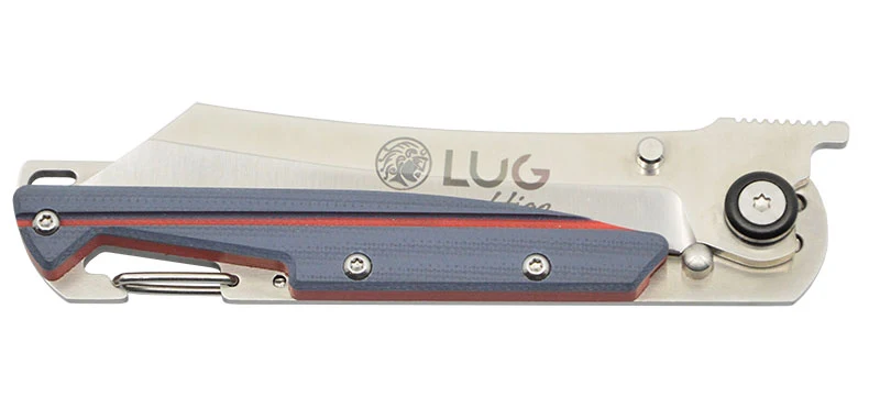 Couteau SP3S gris/rouge Lug