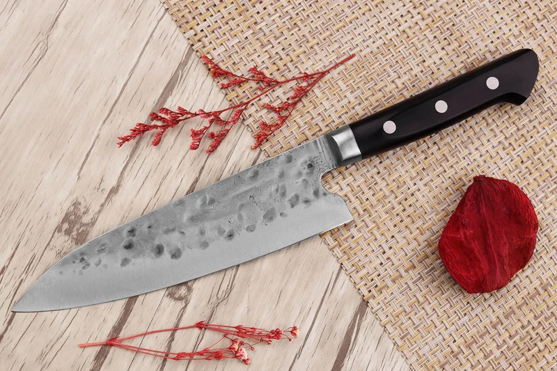 Couteau de chef 18cm japonais artisanal Fujiwara Maboroshi