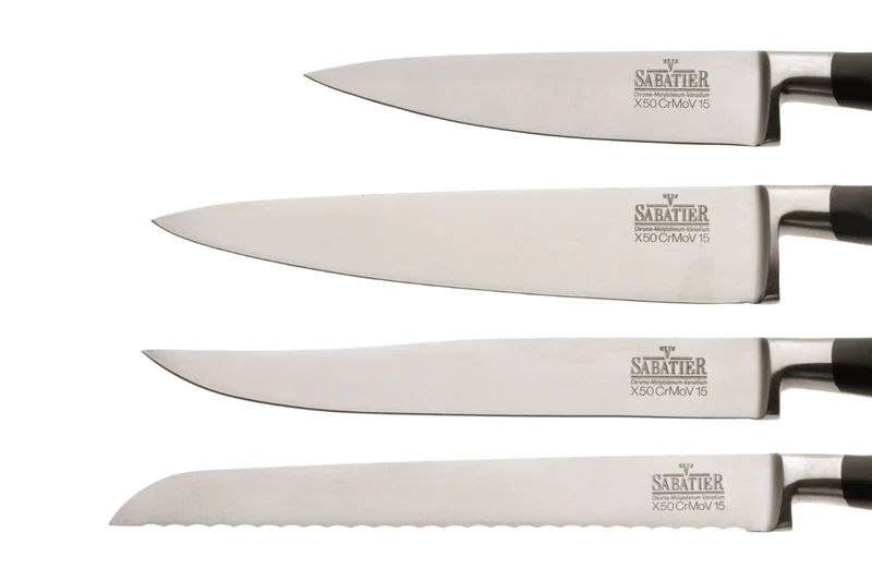 Gamme de couteaux V. Sabatier inox manches 3 rivets