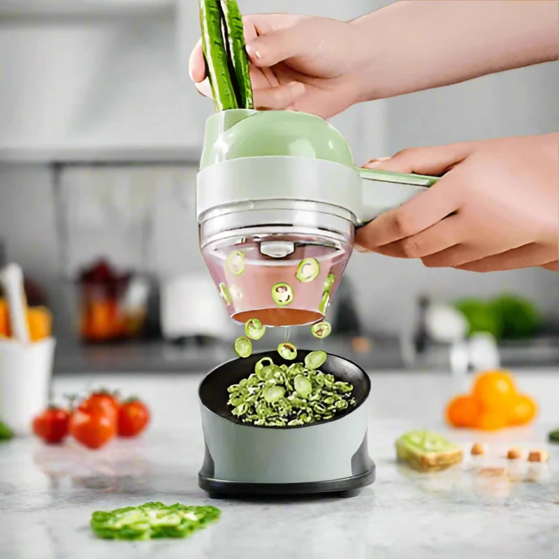 COUPE LEGUME ELECTRIQUE | SLICE'N-GO RECHARGEABLE