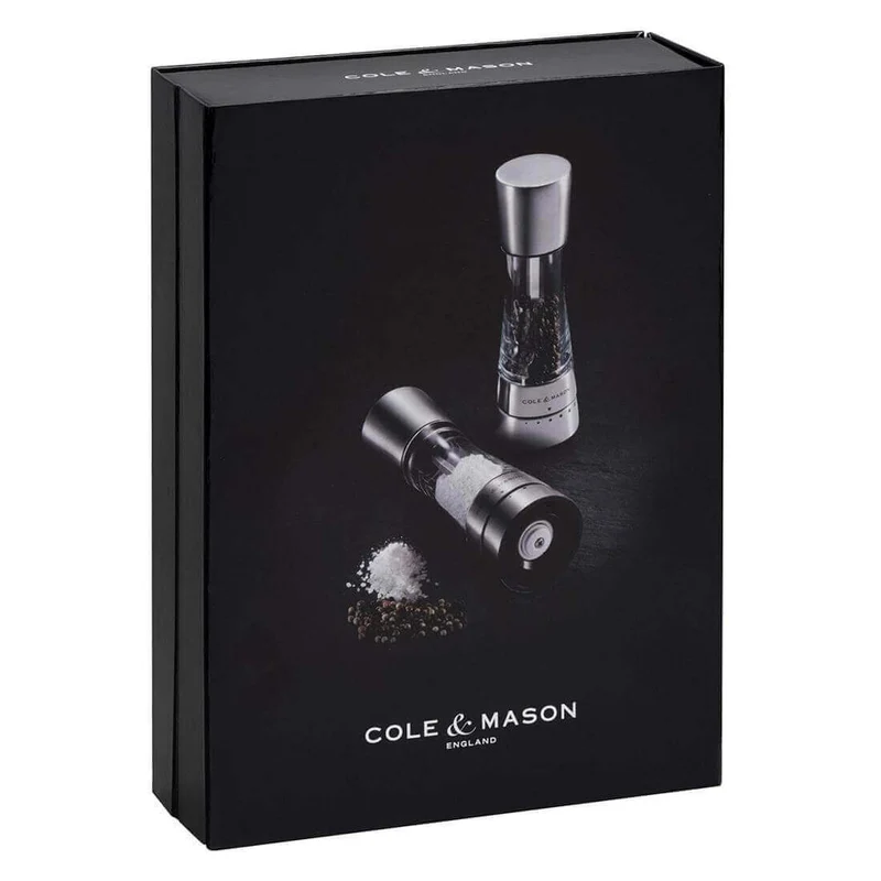 Coffret de 2 moulins sel/poivre Derwent Cole & Mason 19cm