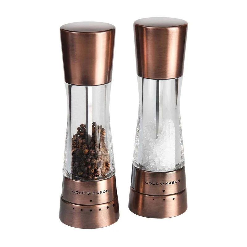 Coffret de 2 moulins sel/poivre Derwent Cole & Mason 19cm