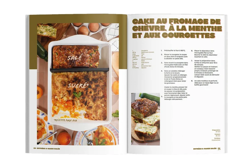 Livre de 120 recettes faciles Cookut L'incroyable plat à four ajustable