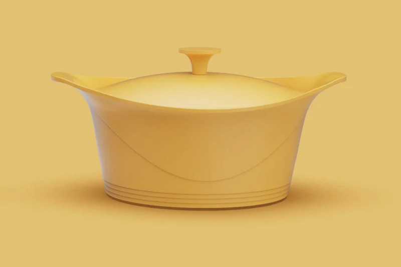 Coffret Cookut L'incroyable cocotte 24cm mangue avec poignée et maniques incluses - Édition limitée 2026