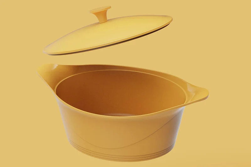 Coffret Cookut L'incroyable cocotte 24cm mangue avec poignée et maniques incluses - Édition limitée 2026