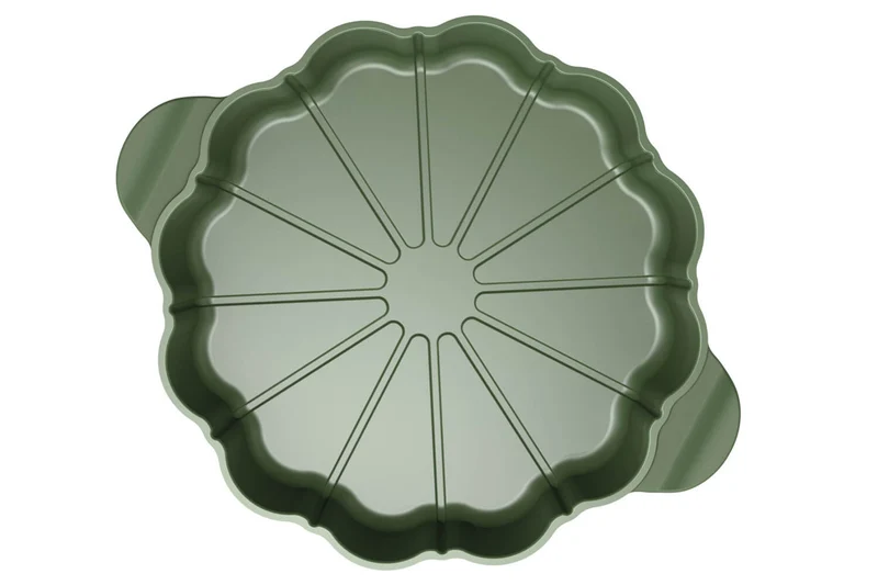 Plat à tarte Cookut Le Formidable avec coupe-tarte fougère
