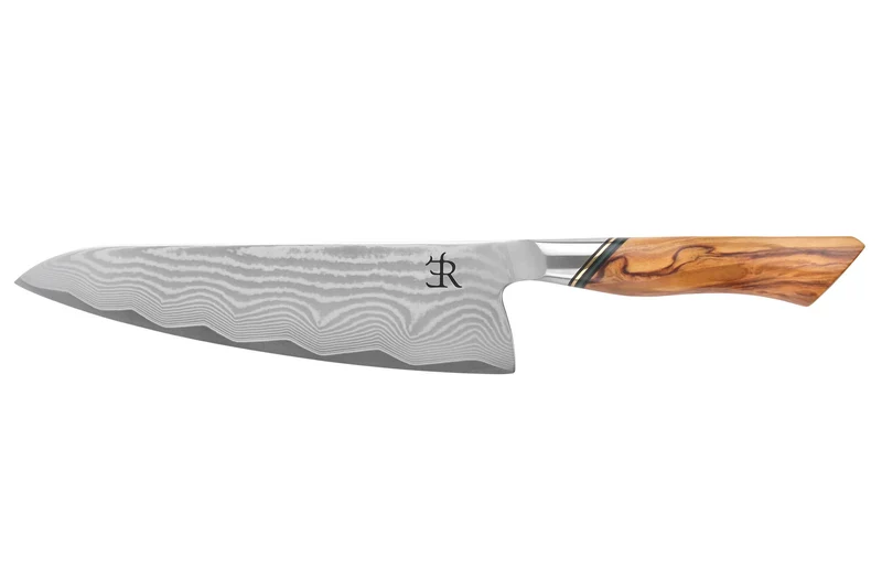 Couteau de chef 20,5cm Ryda Knives A-73 Legacy Damas et manche en olivier