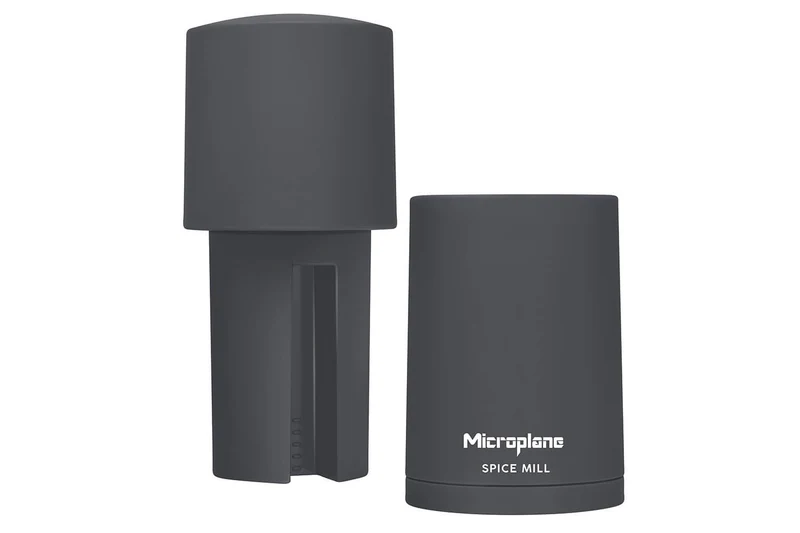 Moulin à épices Microplane 2-en-1 Gris Orage