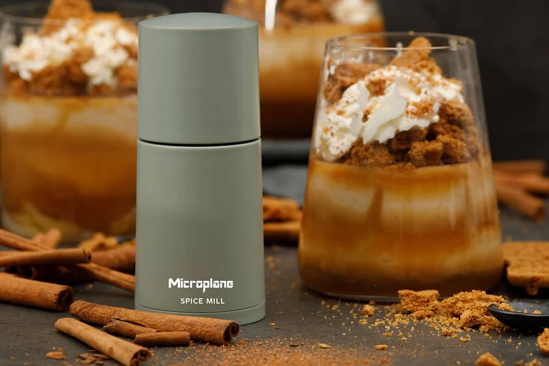 Moulin à épices Microplane 2-en-1 Vert Sauge