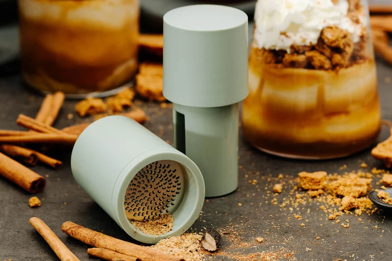 Moulin à épices Microplane 2-en-1 Vert Sauge