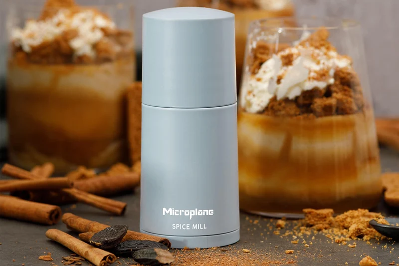 Moulin à épices Microplane 2-en-1 Bleu Nuage