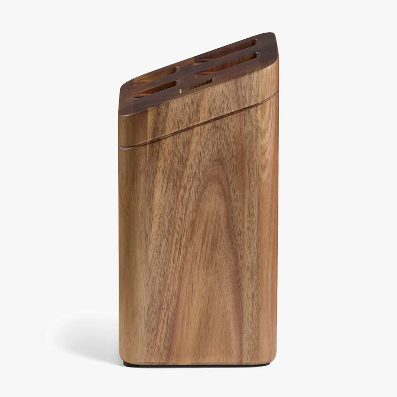 Soporte de Cuchillos de Madera de Acacia