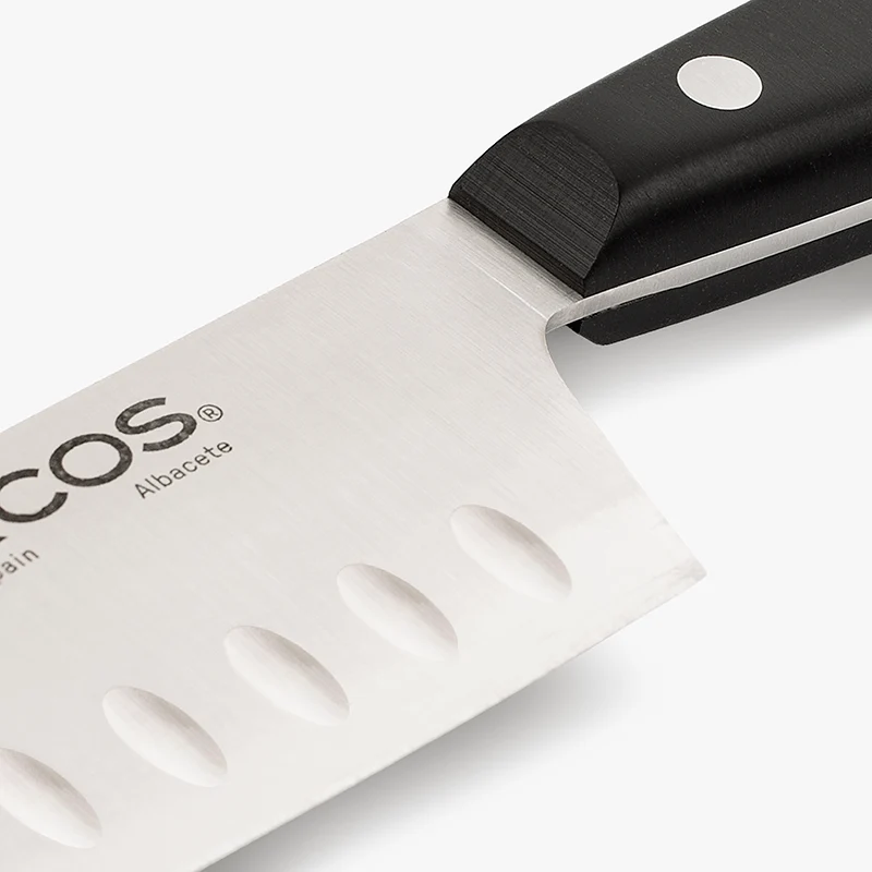 Cuchillo santoku alveolos 180 mm Serie Ibiza