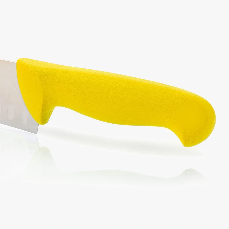 Cuchillo Santoku color amarillo Serie 2900 180 mm