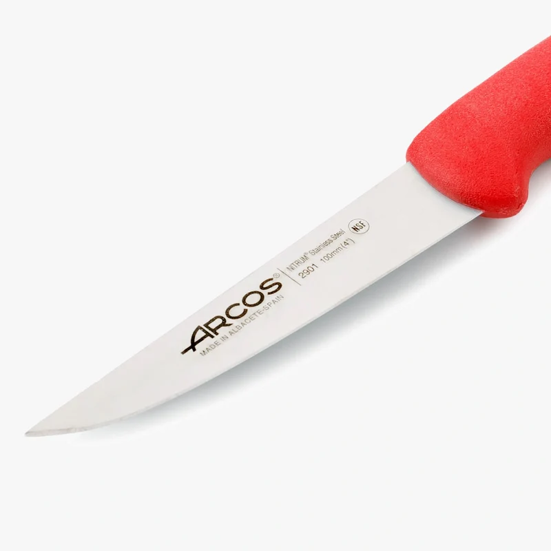 Cuchillo verduras color rojo Serie 2900 100 mm