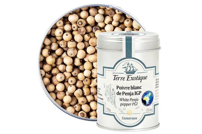 Poivre blanc du Penja IGP Terre Exotique 70g