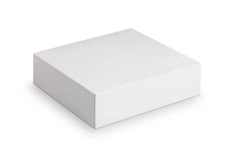 Boîte à gâteaux Patisdécor en carton blanc