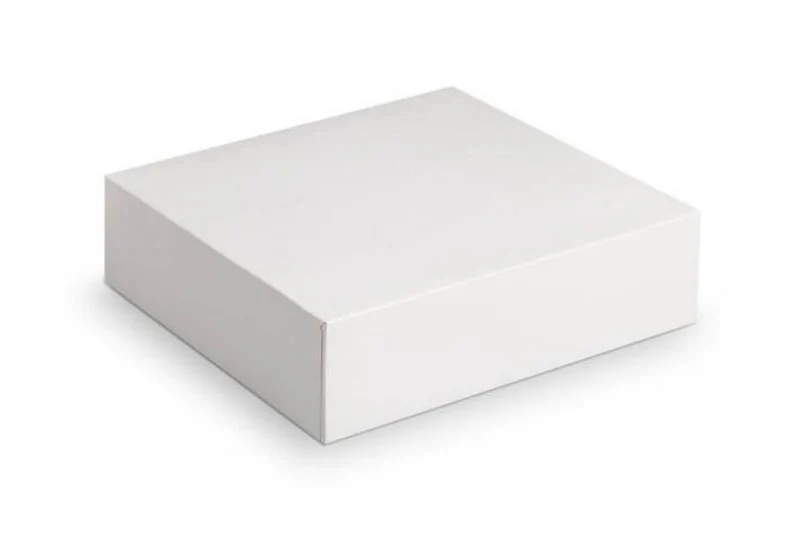 Boîte à gâteaux Patisdécor en carton blanc
