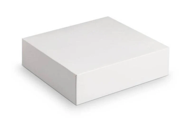 Boîte à gâteaux Patisdécor en carton blanc