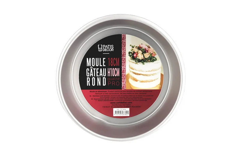 Moule à gâteau Patisdécor bords hauts en aluminium