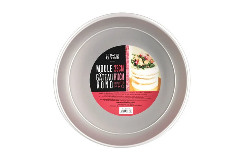 Moule à gâteau Patisdécor bords hauts en aluminium