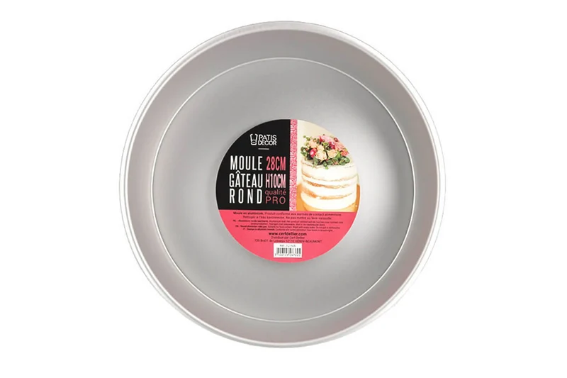 Moule à gâteau Patisdécor bords hauts en aluminium