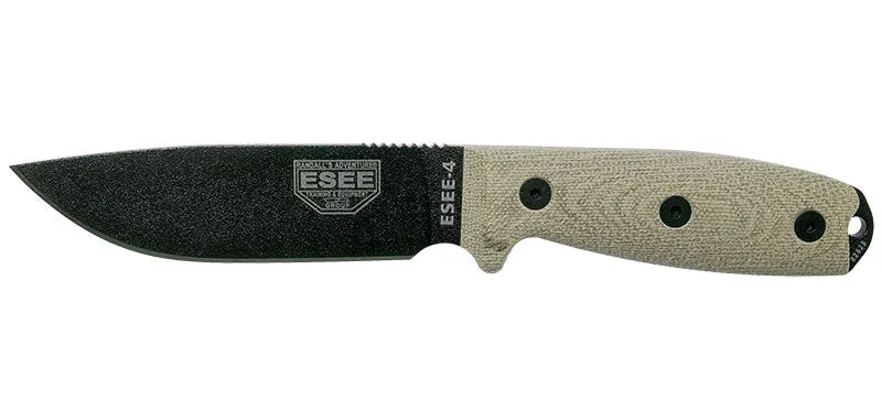 Couteau ESEE-4 Lame Noire Vert clair ESEE