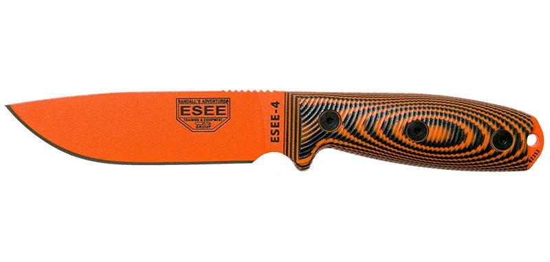 Couteau de Chasse ESEE-4 Lame Orange