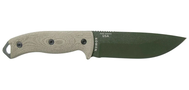 Couteau ESEE-5 Lame Verte Vert clair ESEE