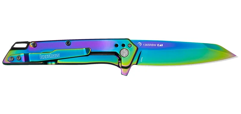 Couteau de poche Kershaw Misdirect Rainbow