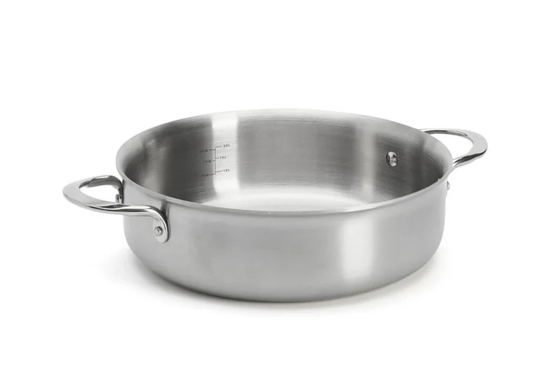 Sautoir droit De Buyer Alchimy en inox 18/10 multicouches 3 plis