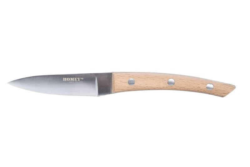 Bloc 5 couteaux de cuisine Homey's Bokträ manches en hêtre