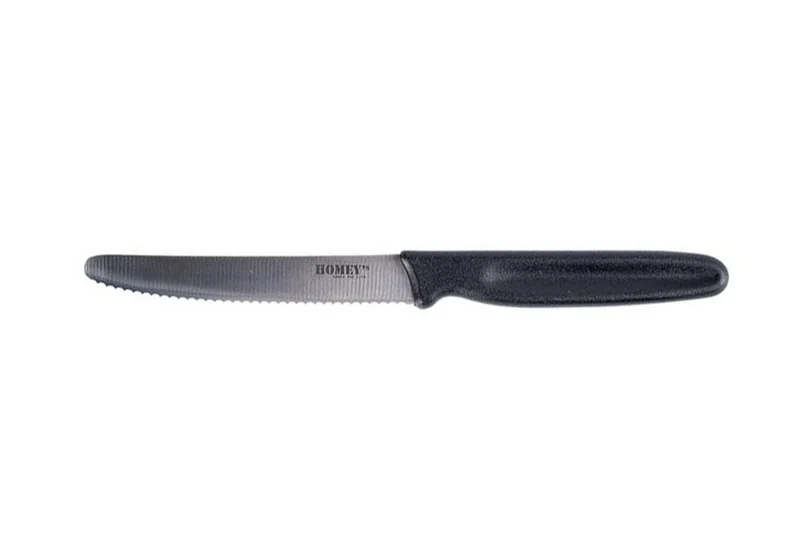 Couteau de cuisine universel Homey's Mölti SVART lame crantée 11cm