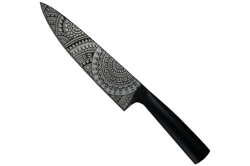 Couteau de chef 20cm Homey's by Schiffmacher manche en inox noir