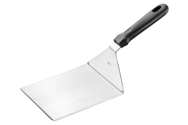 Spatule coudée retourneur de barbecue XXL Gefu en acier inoxydable