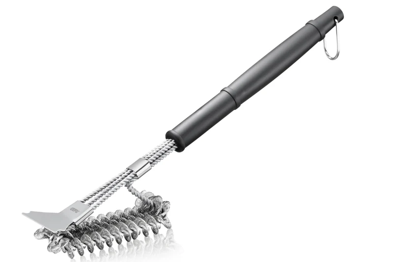 Brosse à gril BBQ Gefu sans poils en fils d'acier