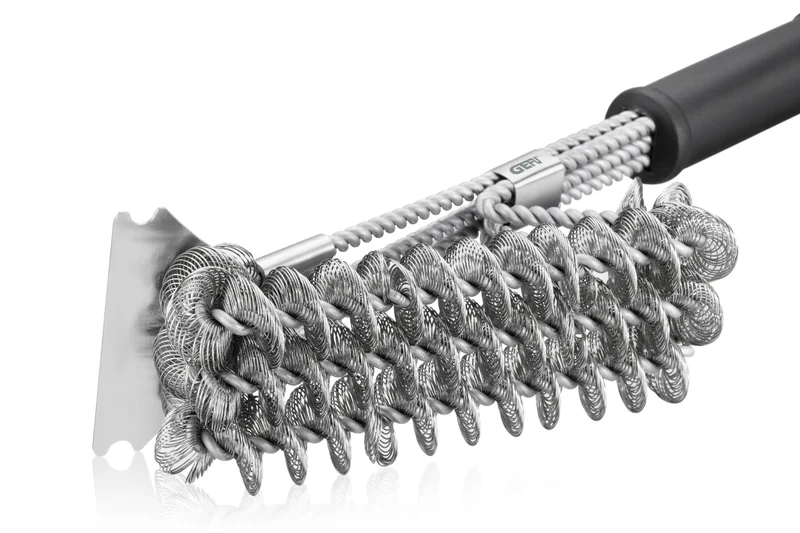 Brosse à gril BBQ Gefu sans poils en fils d'acier