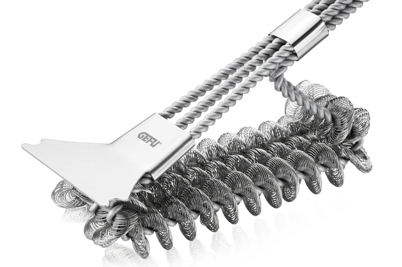 Brosse à gril BBQ Gefu sans poils en fils d'acier
