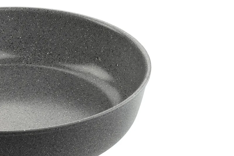 Sauteuse antiadhésive Ballarini Salina 28cm revêtement céramique et couvercle en verre