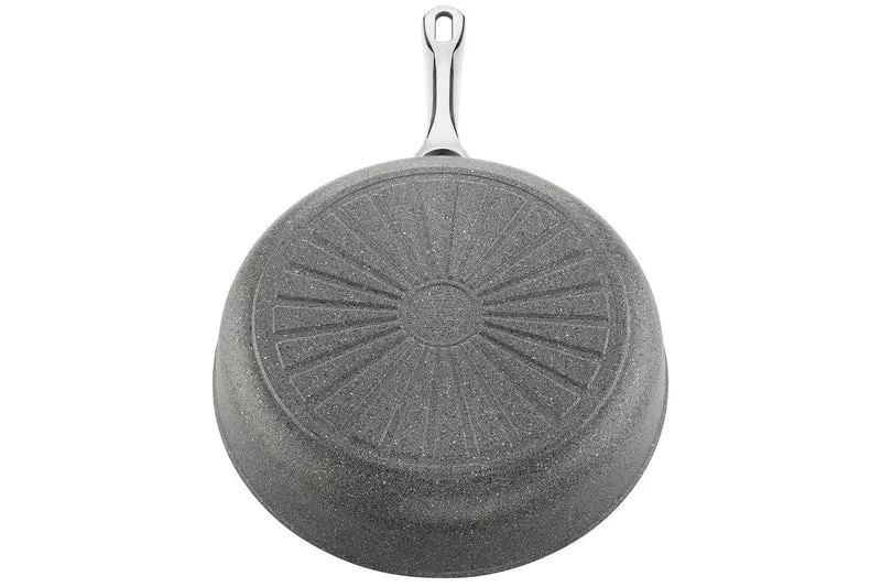Sauteuse antiadhésive Ballarini Salina 28cm revêtement céramique et couvercle en verre