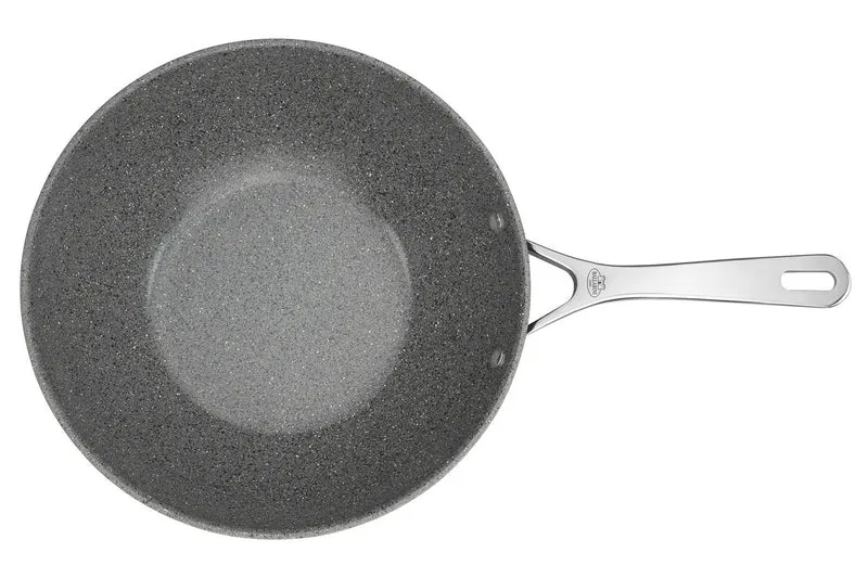 Wok antiadhésif Ballarini Salina 30cm en aluminium revêtement céramique