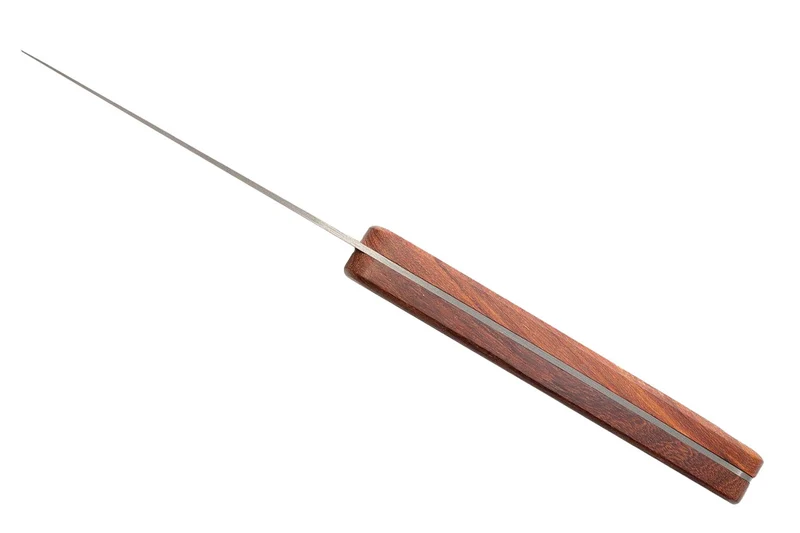 Set de 2 couteaux d'office Deejo Office Dandy et Latino manche en bois d'olivier et bois corail 9cm