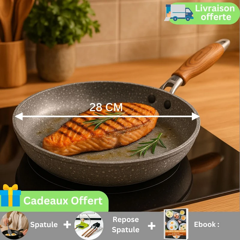 Poele anti adhésive｜Librecook™