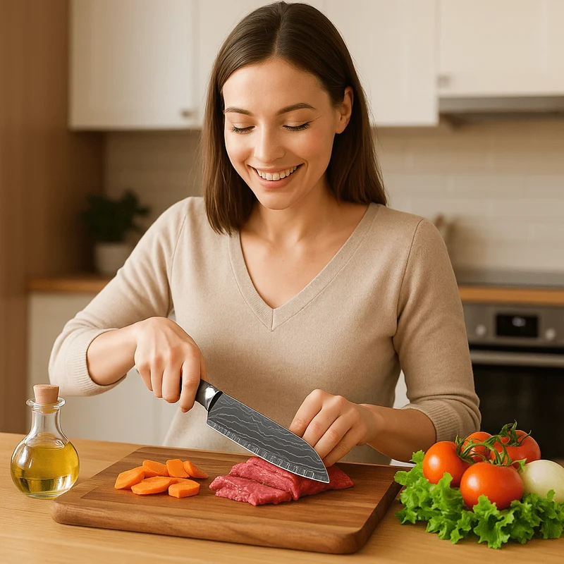 Couteau Santoku Guanqi｜Librecook™