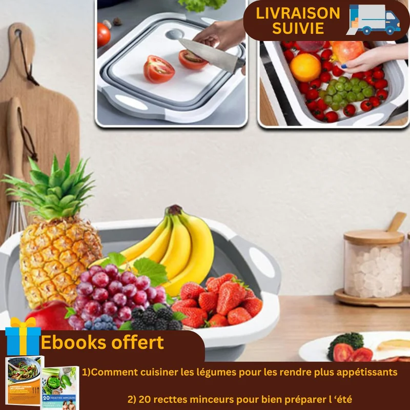 Planche à découper polyvalente | Multifunction cutting board™