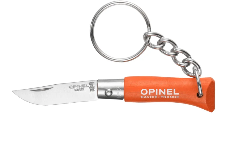 Couteau pliant Opinel Porte-clés Colorama n°02 lame 3,5cm manche charme orange