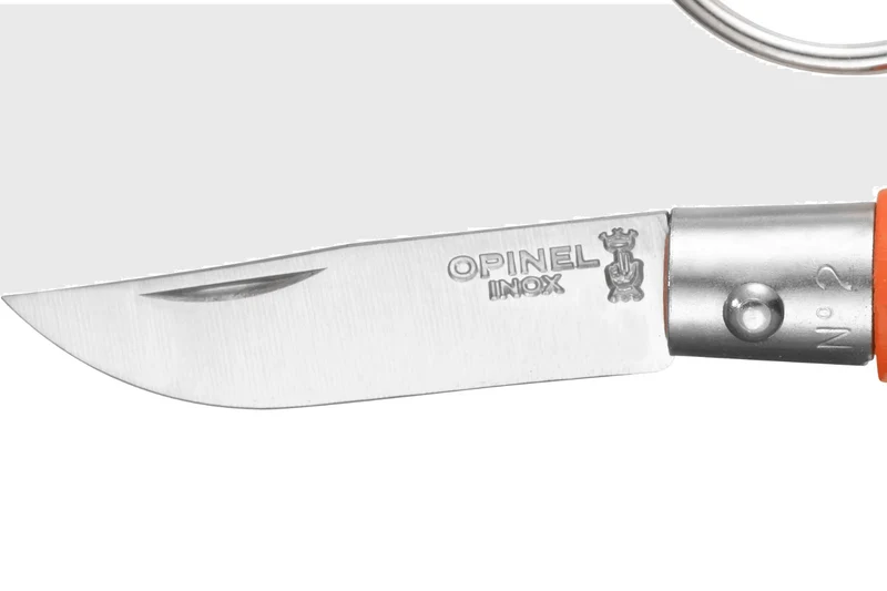 Couteau pliant Opinel Porte-clés Colorama n°02 lame 3,5cm manche charme orange
